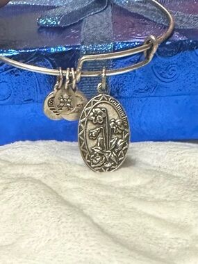 Alex and Ani Godmother Charm Silver Bracelet